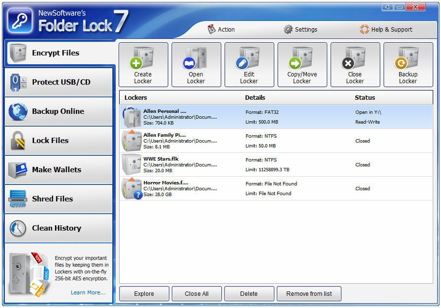 folder lock activation key